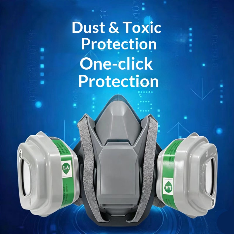 Silicone 6502QL Quick Buckle G - Dust Mask Construction recension och pris