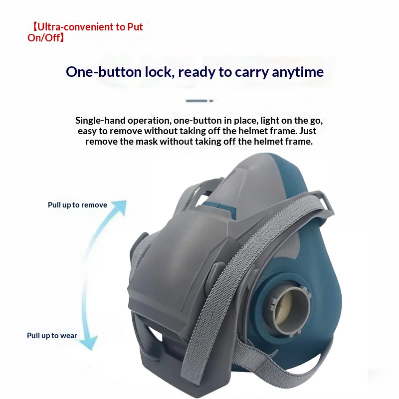Silicone 6502QL Quick Buckle G - Dust Mask Construction recension och pris