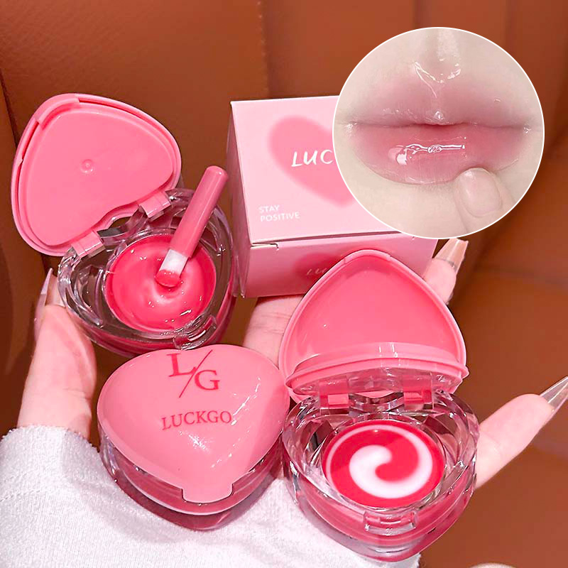 Luckgo Heart Double Color Lip  - Kids Face Mask recension och pris