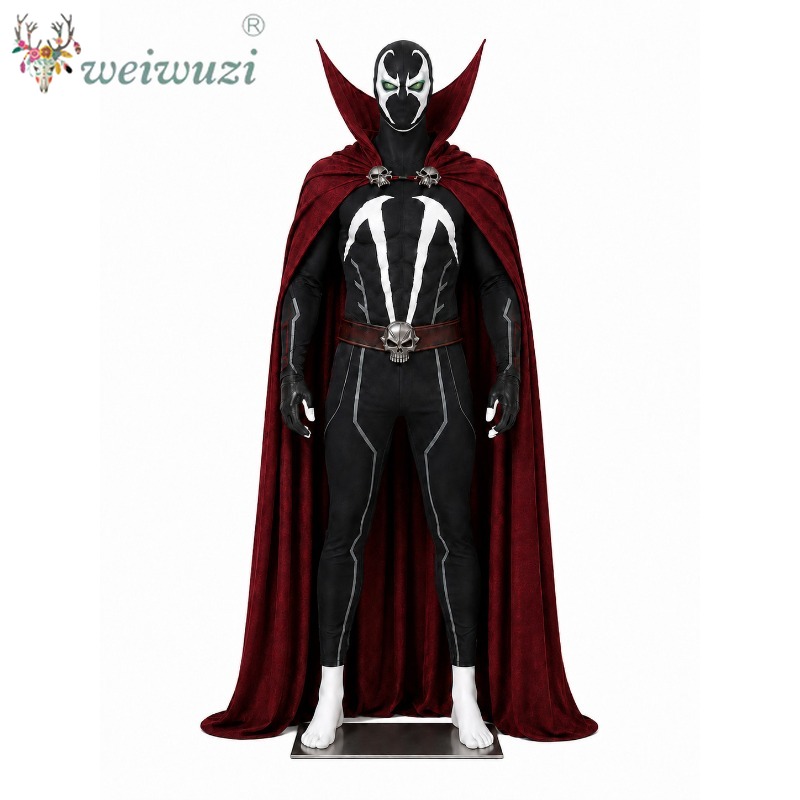 Men Cosplay Costume Full Set B - Black Face Mask Pack recension och pris