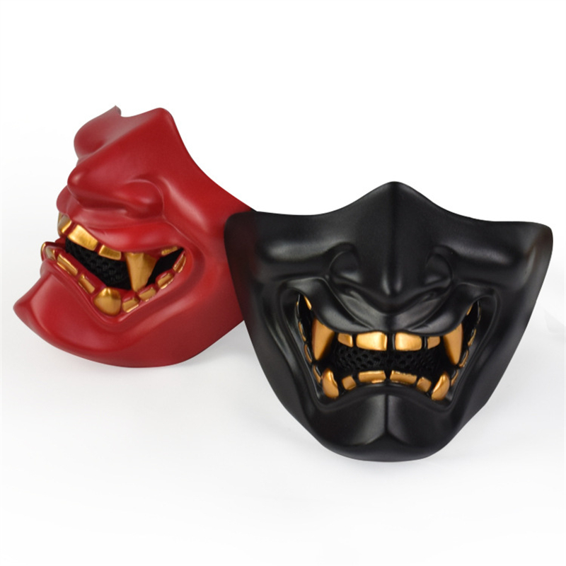 Masks Half Oni Cosplay Decor S - Respirator Half Face recension och pris