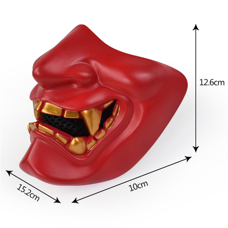 Masks Half Oni Cosplay Decor S - Respirator Half Face recension och pris